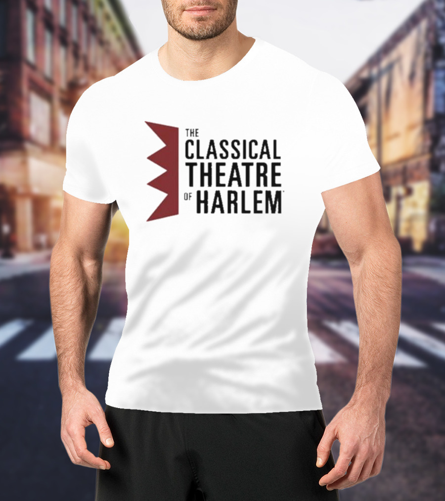The Classical Theatre Of Harlem Bold Red Emblem T-Shirt
