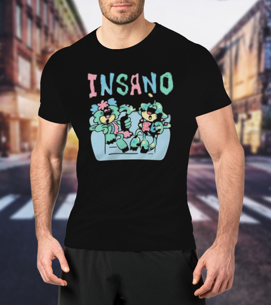 Verdy Insano Characters On Couch T-Shirt