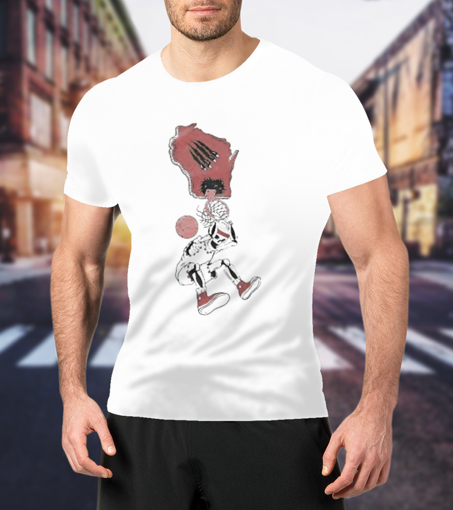 W Skeleton Dunk Wisconsin T-Shirt