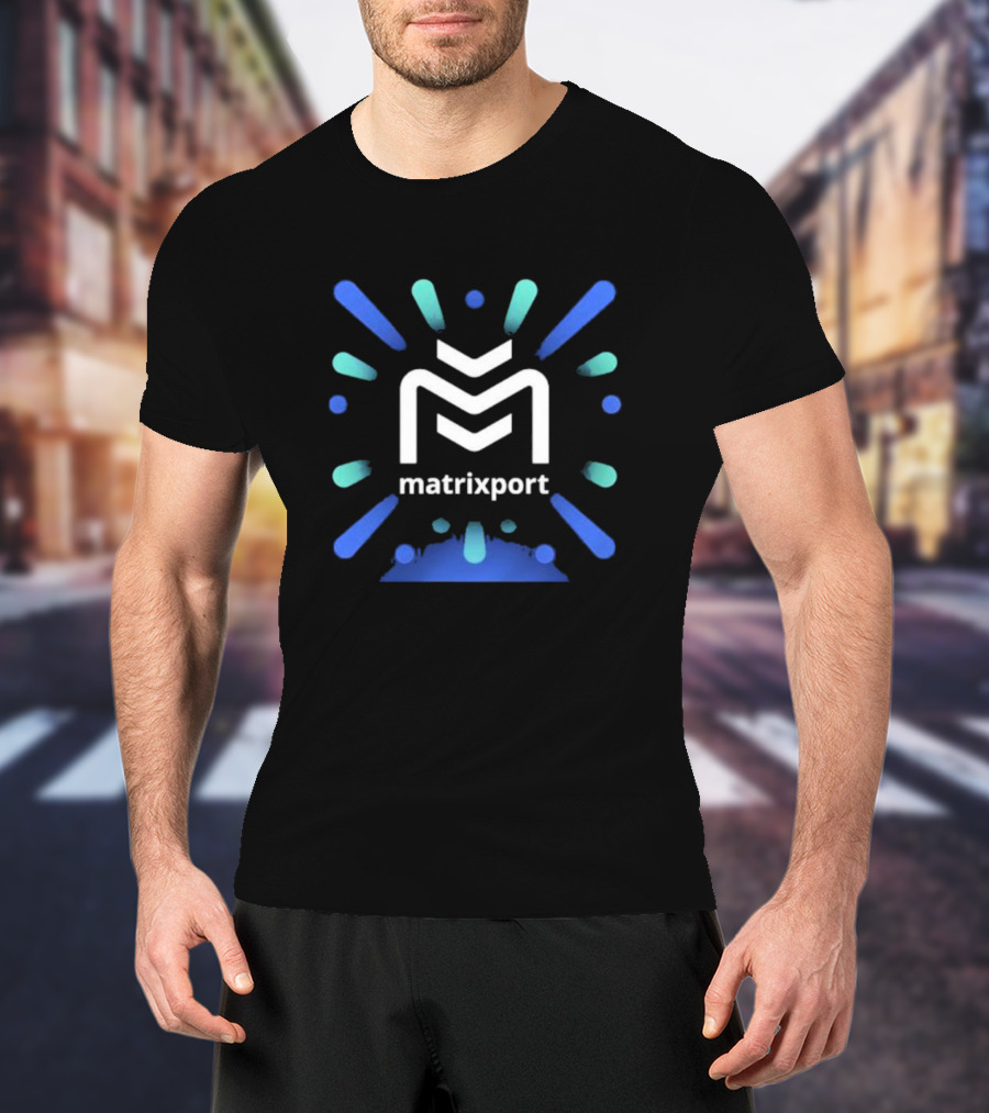 Matrixport Rwa Tokenization Transformative Finance Logo Burst T-Shirt