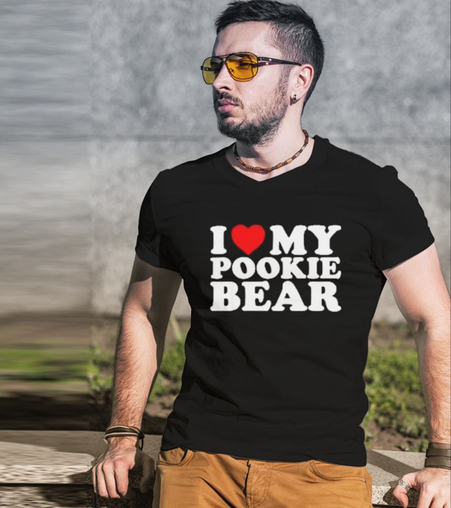 Outta Pocket Apparel Store I Love My Pookie Bear T-Shirt