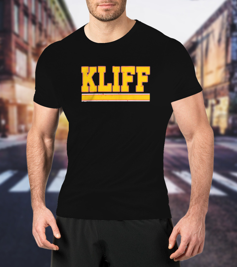 USC Trojans Kliff Kingsbury Bold Font Yellow T-Shirt