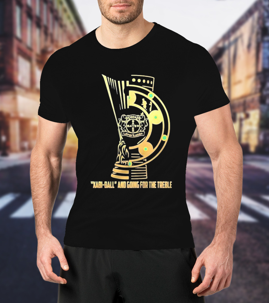 Bayer Leverkusen 1904 Xabi-Ball And Going For The Treble T-Shirt