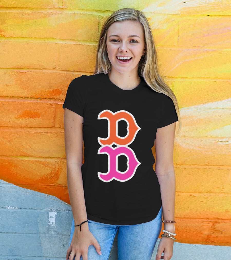 Boston Red Sox Double D Dunkin’ Colors T-Shirt