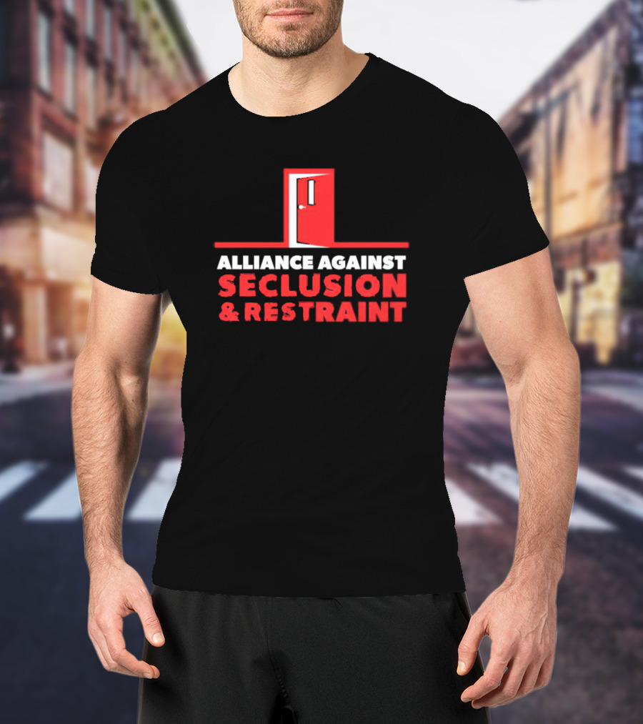 Alliance Against Seclusion And Restraint Red Door T-Shirt