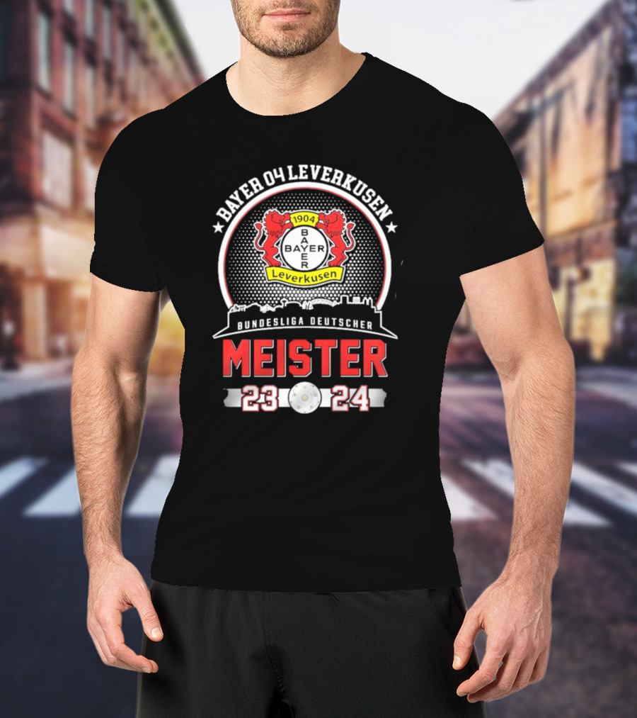 Bayer 04 Leverkusen 1904 Bundesliga Deutscher Meister 23 24 T-Shirt