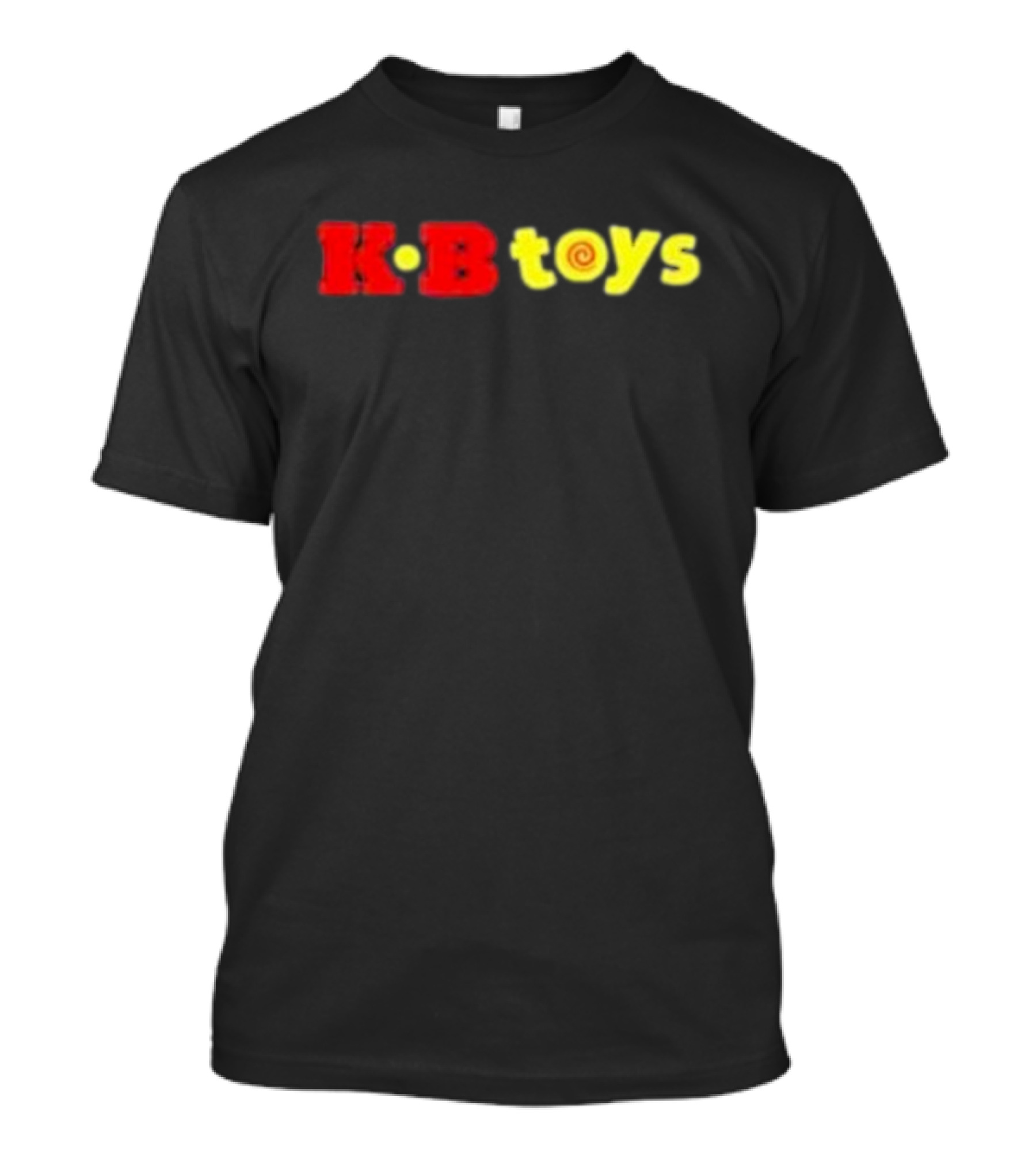 KB Toys Red Yellow Spiral T-Shirt