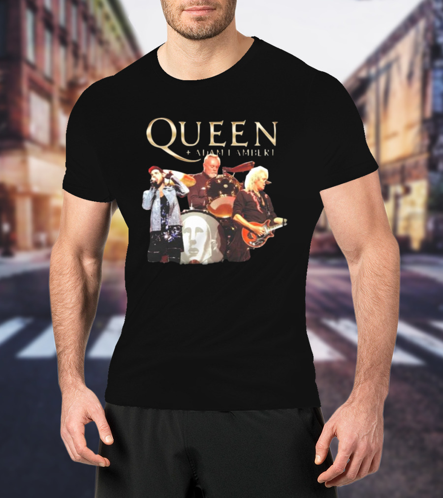 Queen + Adam Lambert Live Performance Collaboration T-Shirt