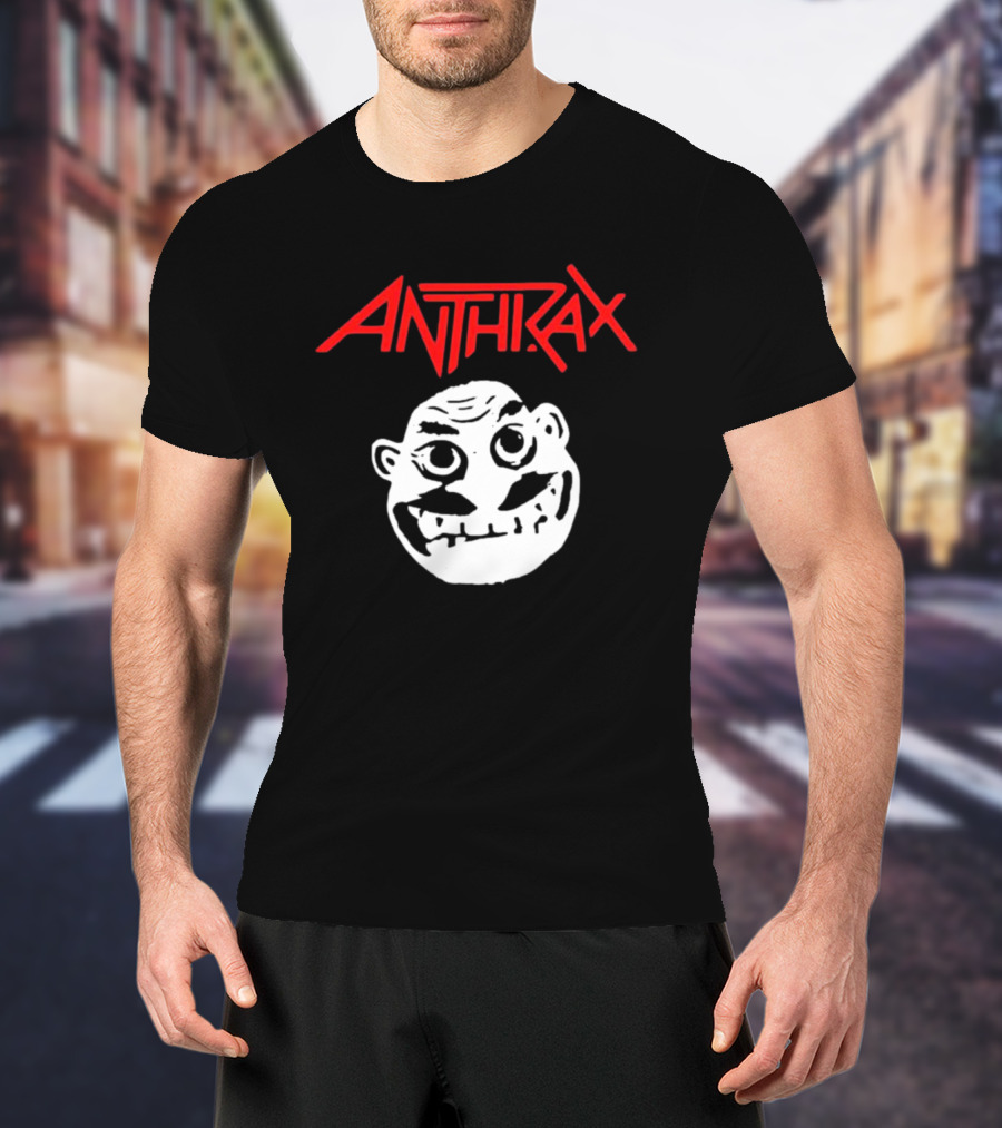 Rare Anthrax Angry Face T-Shirt