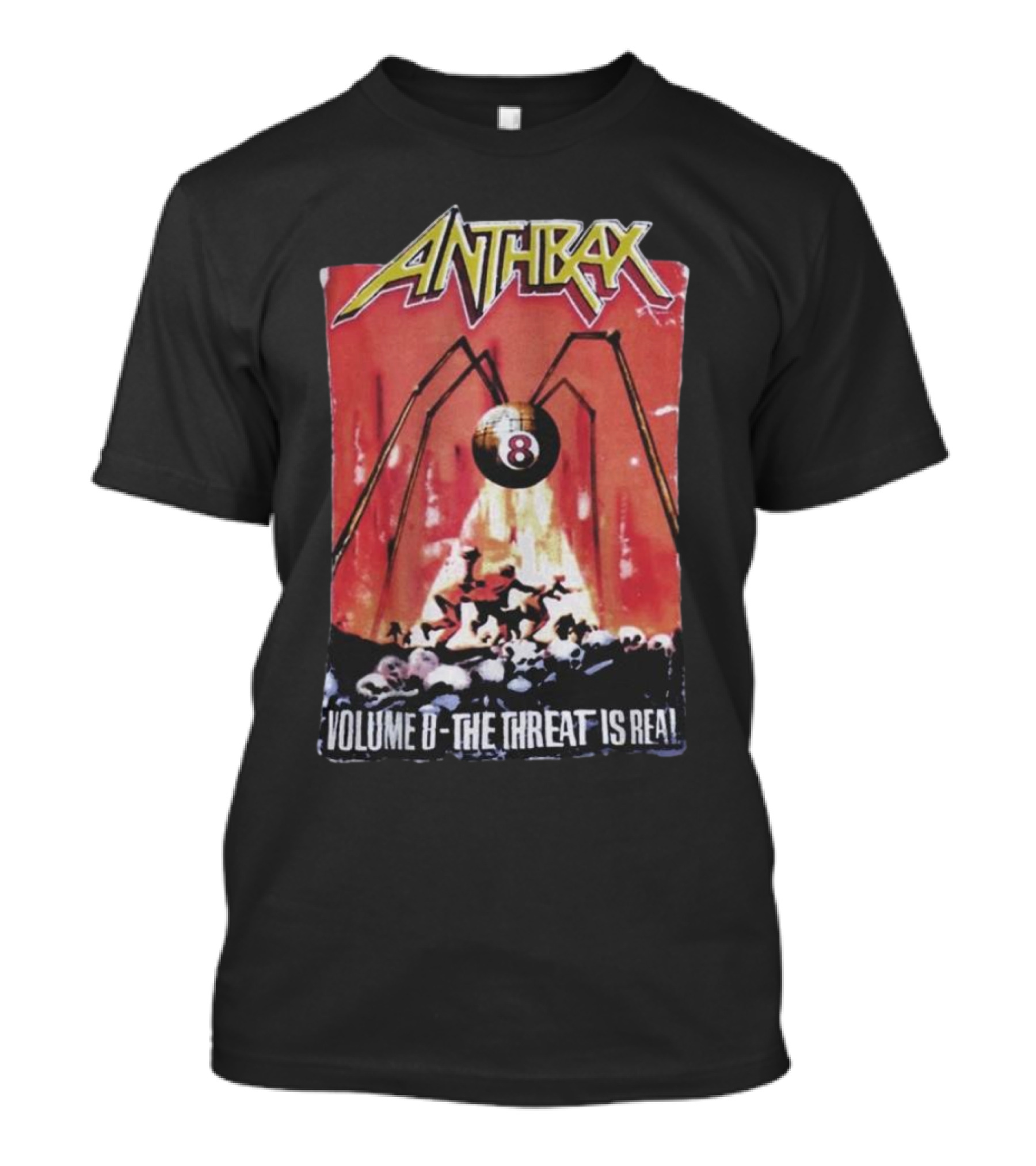Anthrax Volume 8 The Threat Is Real Rare Vintage T-Shirt