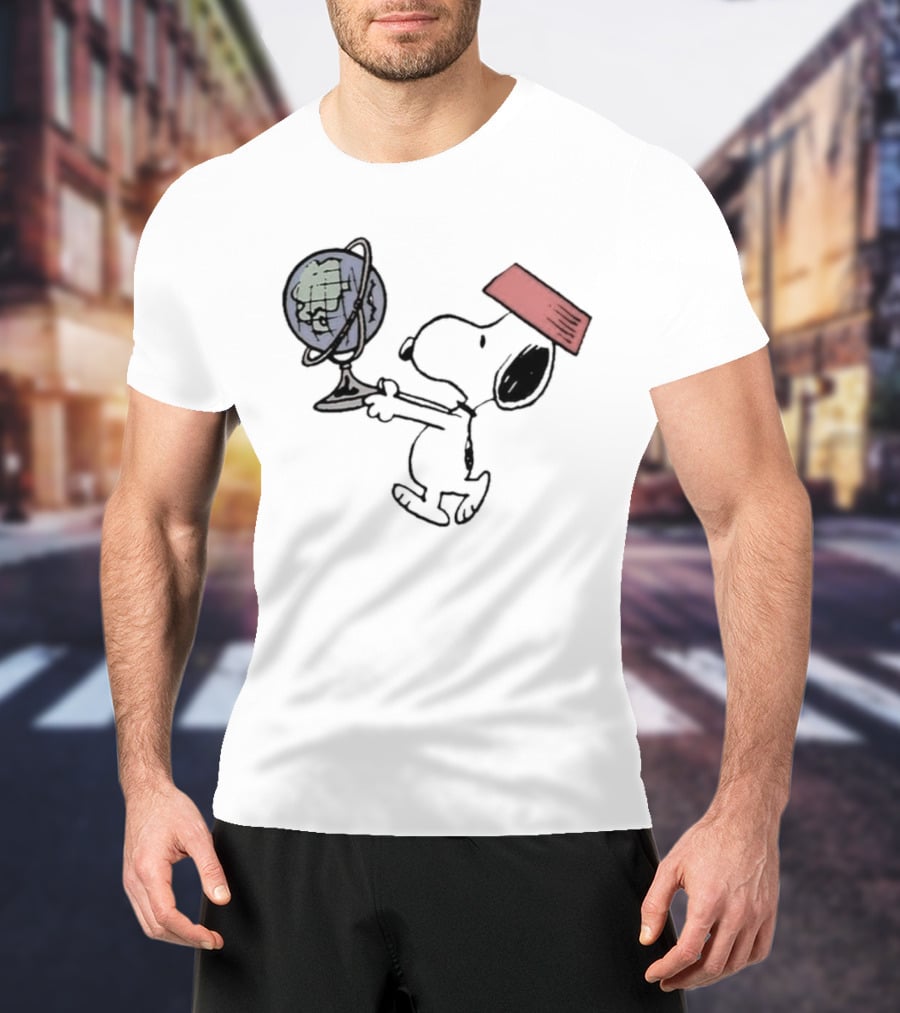 Snoopy Earth Day Take Care Of The Planet T-Shirt