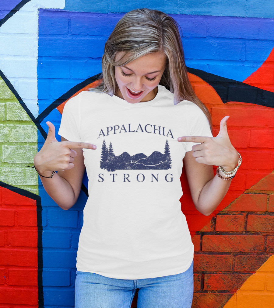 Appalachia Mountain Strong Rugged Treeline T-Shirt
