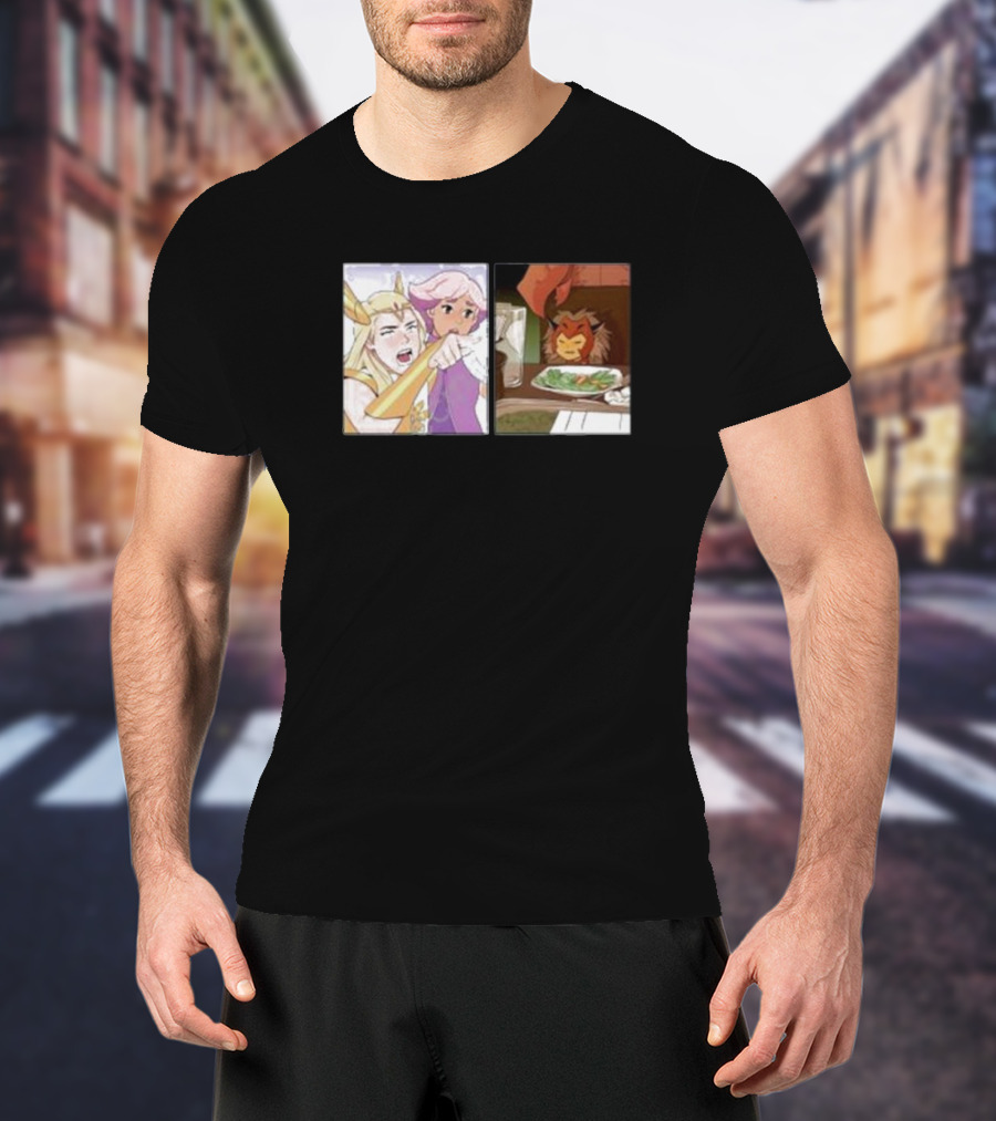 She-Ra Pointing At A Confused Catra Meme Scene T-Shirt