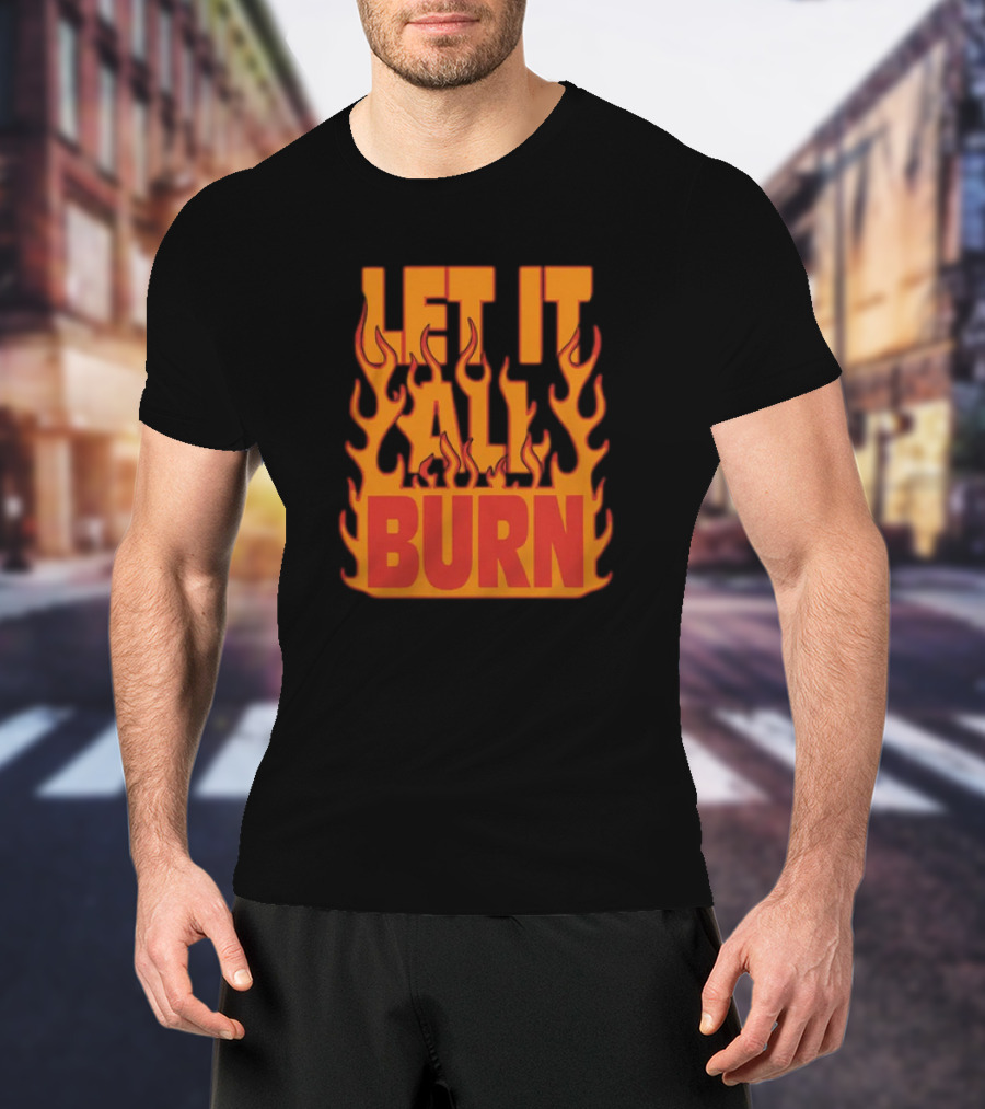 LET IT ALL BURN A Day To Remember Merch Planet Bomb T-Shirt