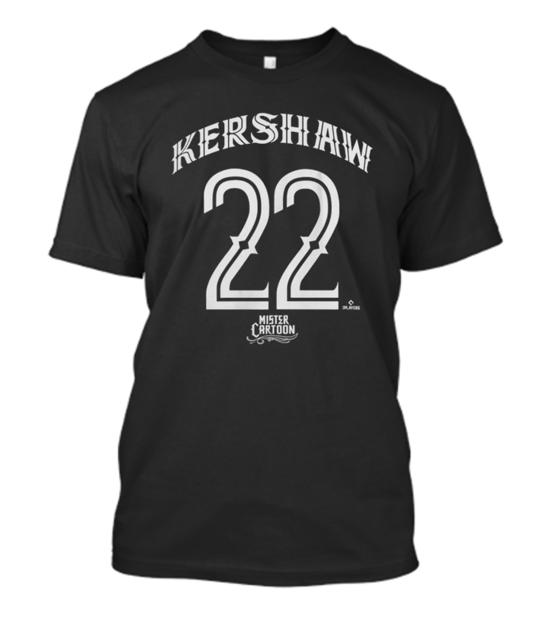 Kershaw 22 Mister Cartoon MLBPA Players T-Shirt