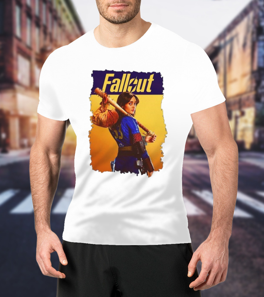 Fallout Lucy Vault Girl Retro Art 33 T-Shirt