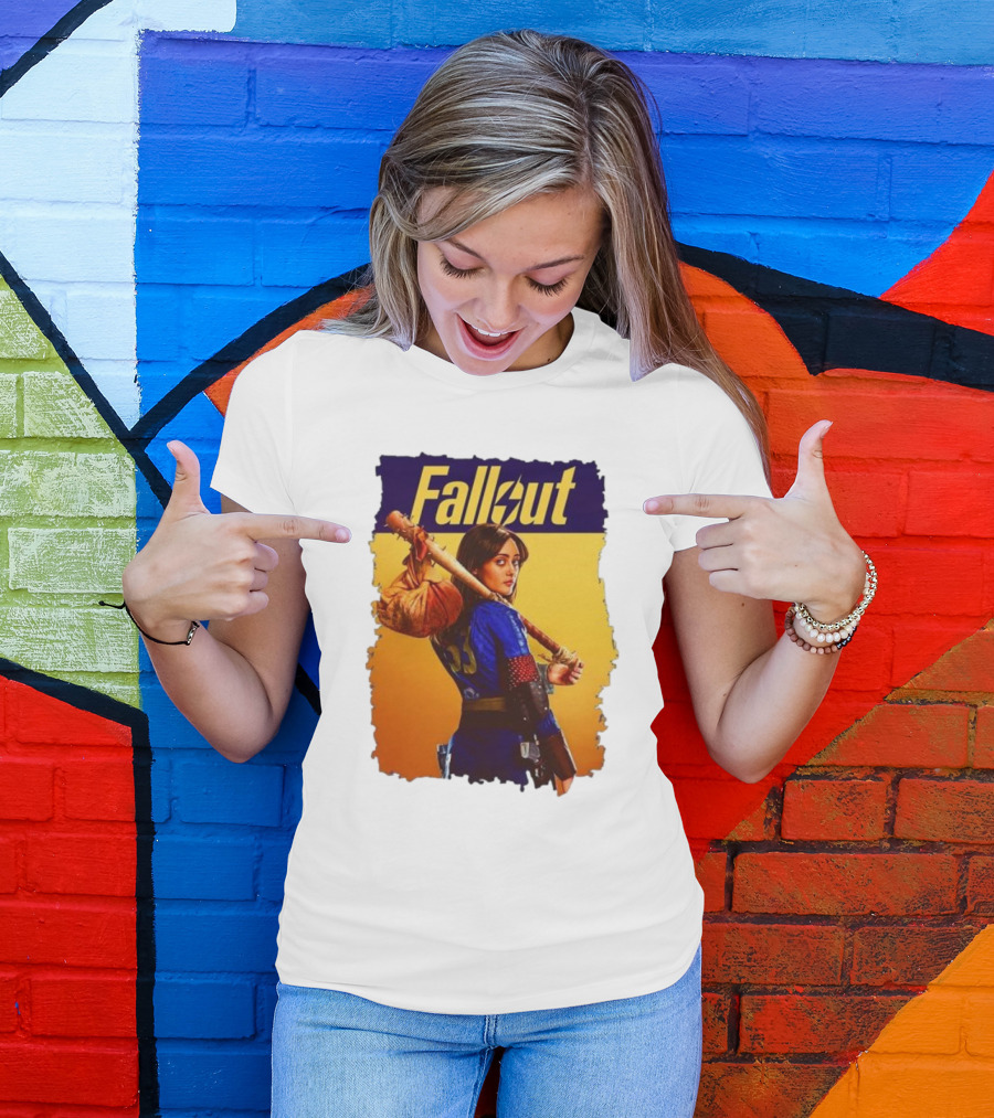 Fallout Lucy Vault Girl Retro Art 33 T-Shirt