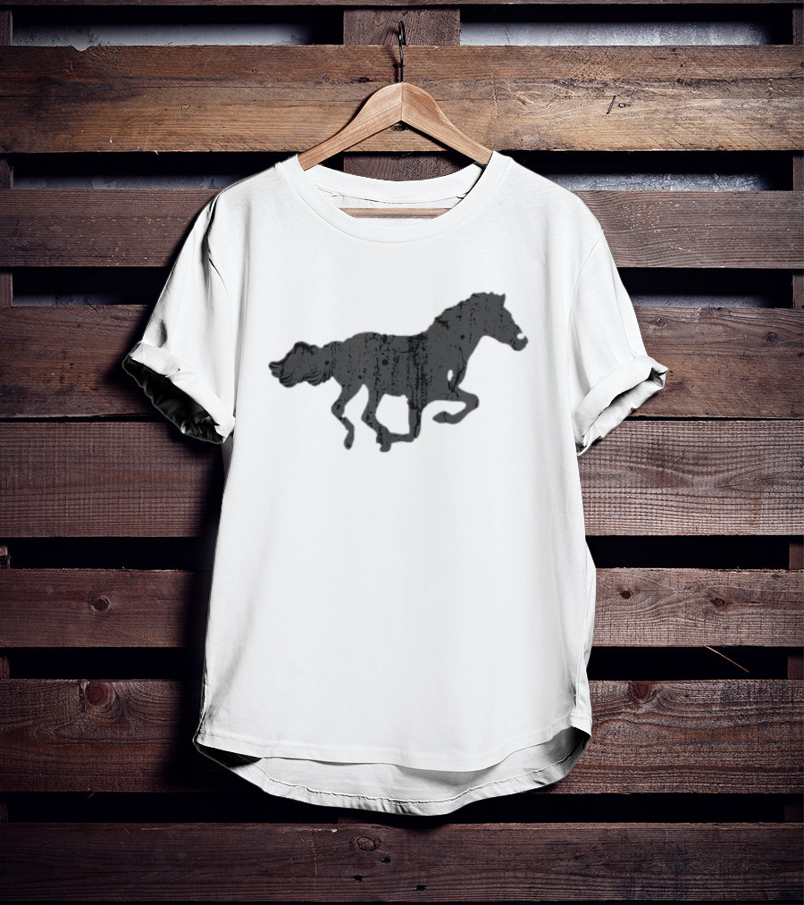 Vintage Horse Print T-Shirt