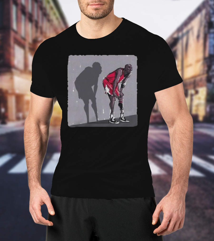 Jack Perkins Me And My Shadow Basketball Legend Icon Shadow T-Shirt