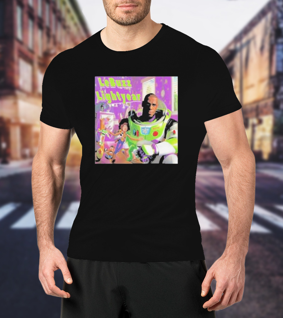 LeBuzz Lightyear Lebron James Toy Story Crossover T-Shirt
