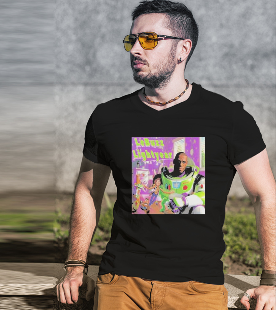 LeBuzz Lightyear Lebron James Toy Story Crossover T-Shirt