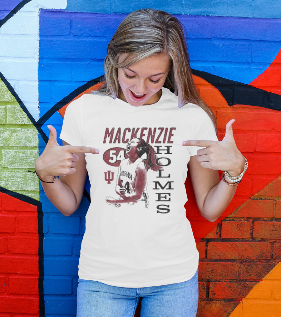 Mackenzie Holmes 54 Indiana Basketball IU T-Shirt