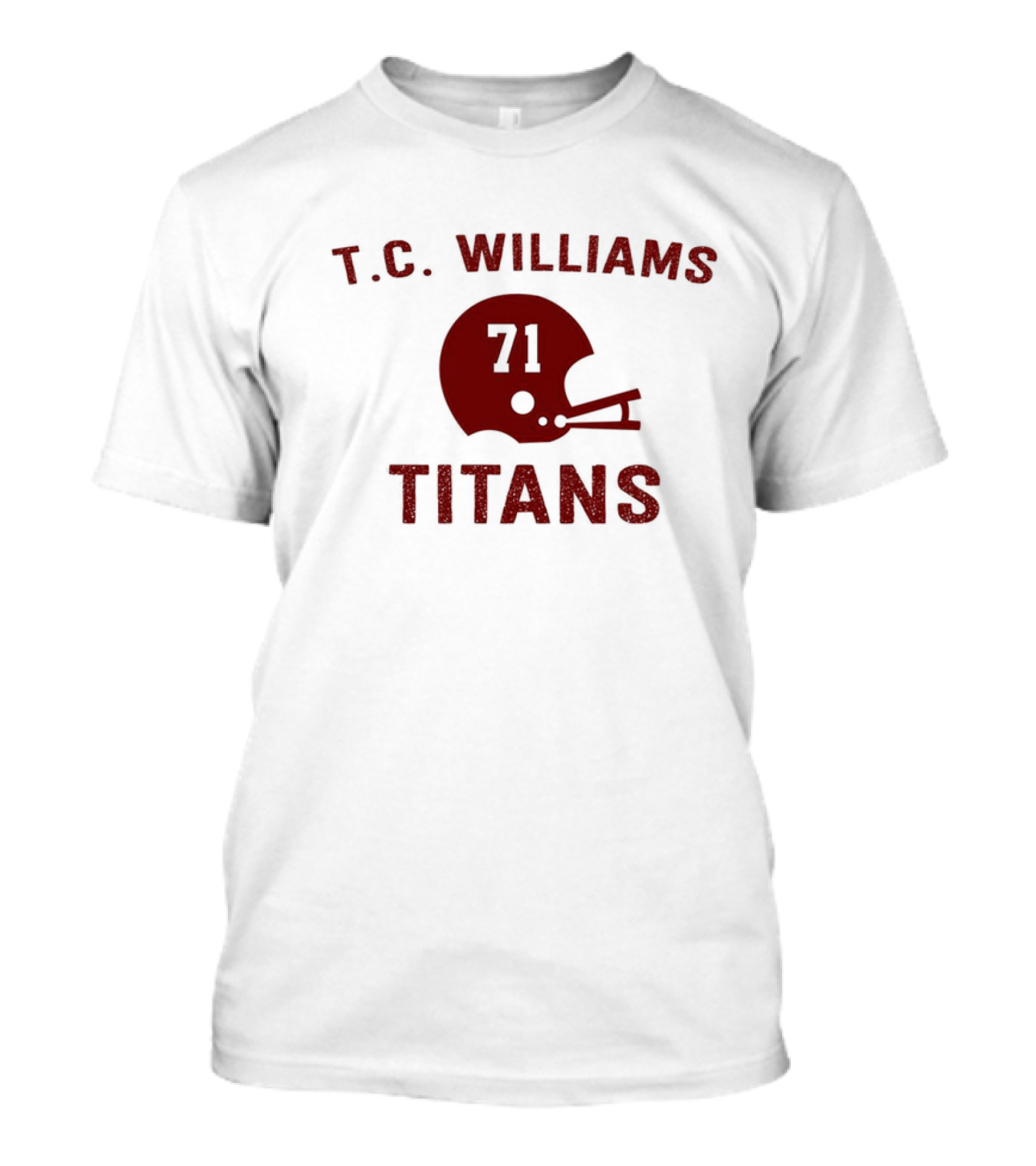 T.C. Williams Titans 71 Football Helmet T-Shirt