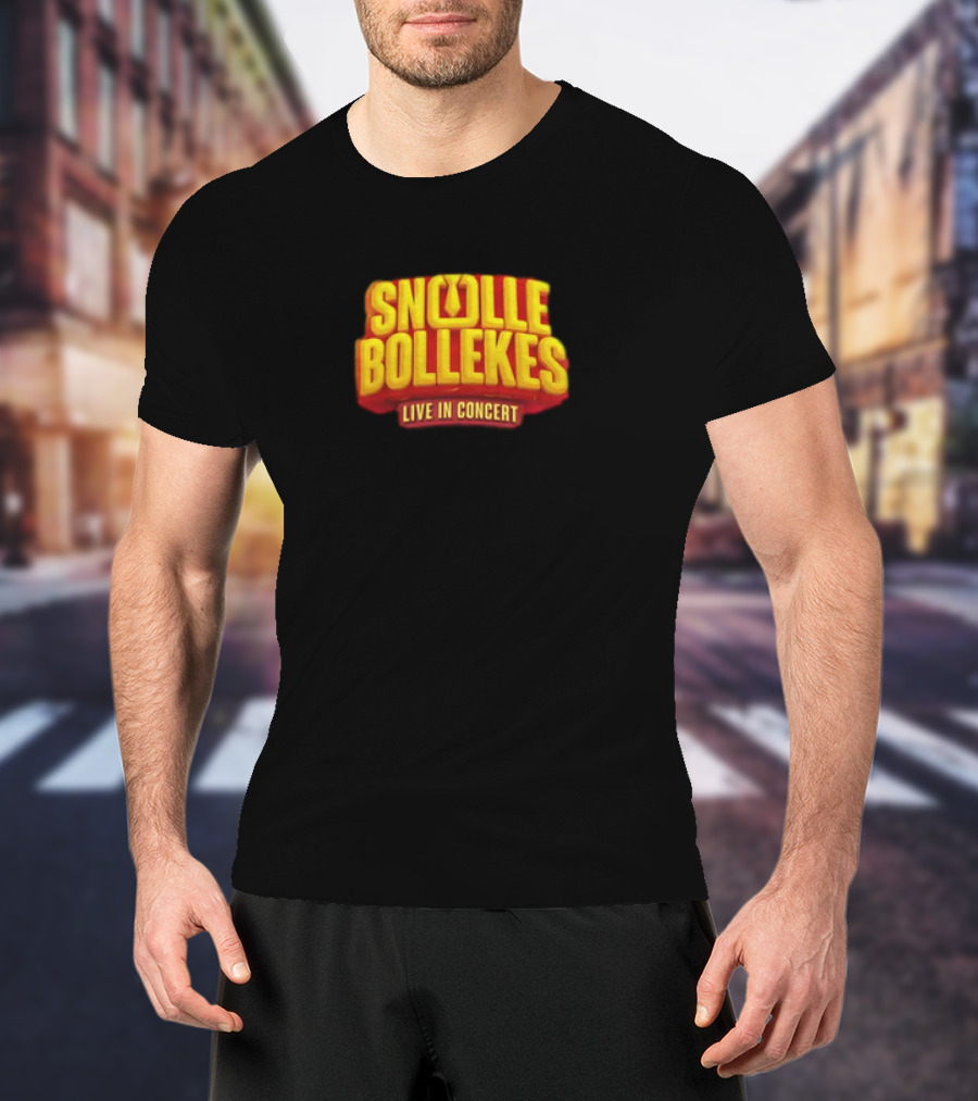 Snollebollekes Live In Concert Official Merchandise Rode T-Shirt