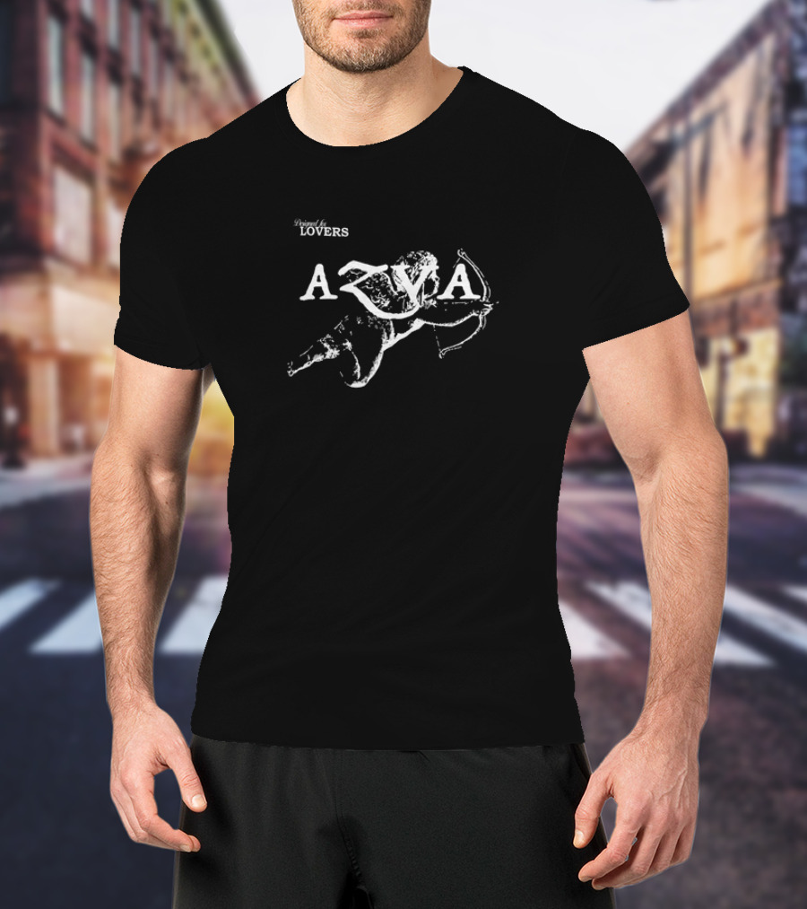 AZVA Designed By Lovers Black Cupid T-Shirt