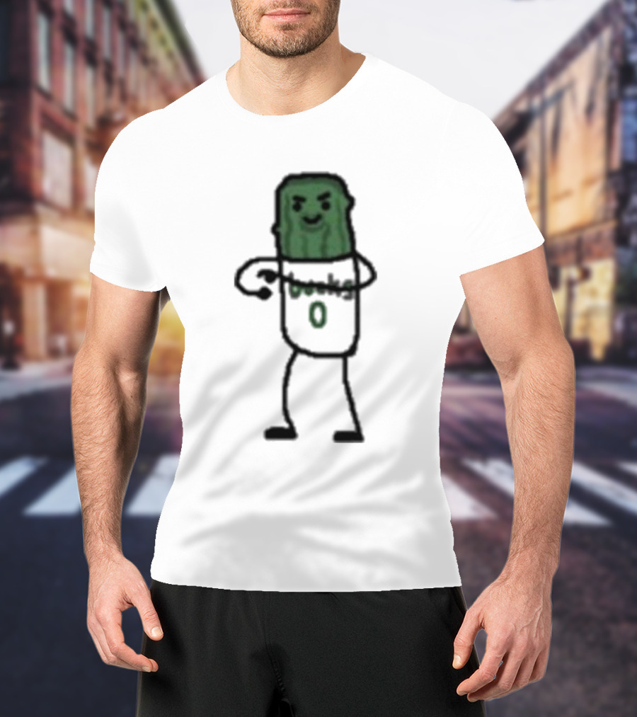 Damian Lillard Pickle Figure With Number 0 T-Shirt