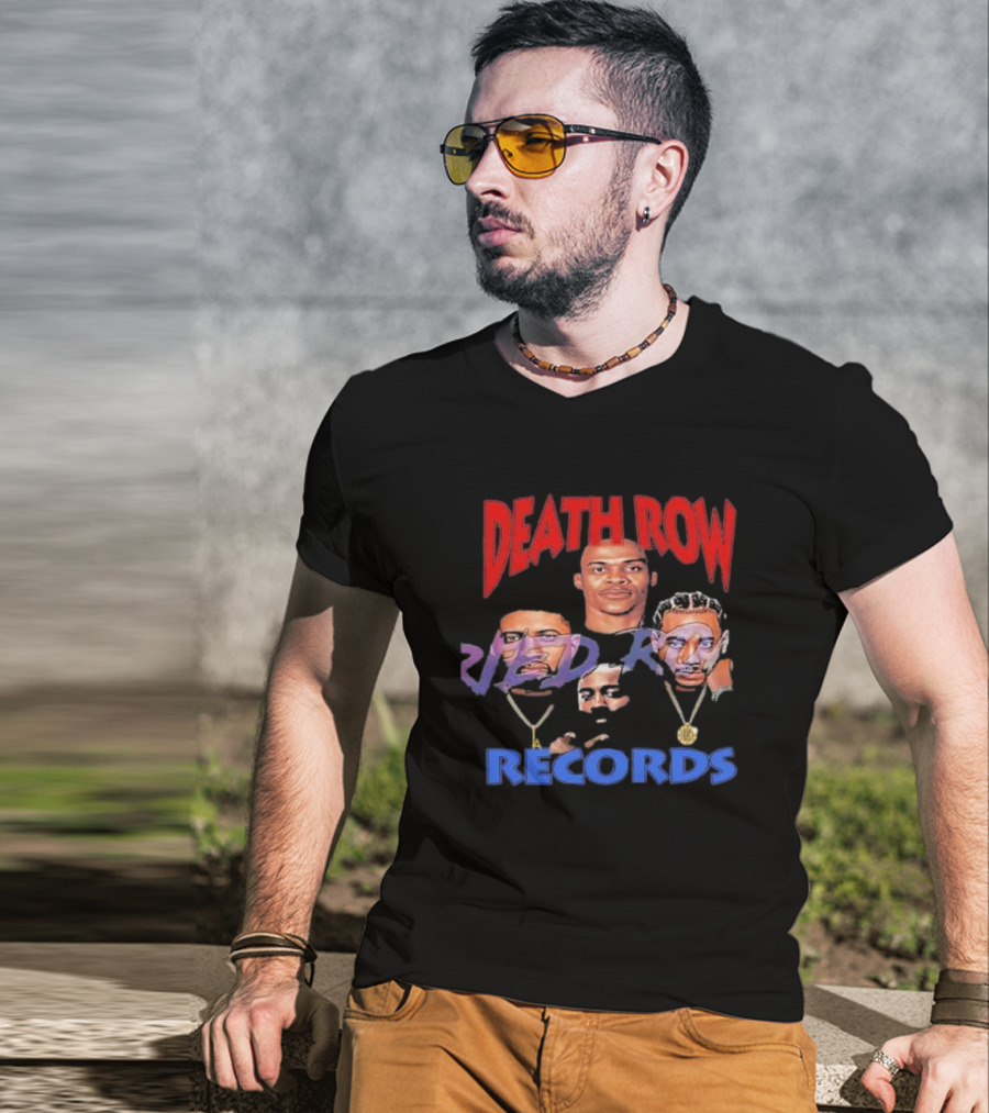 Death Row Records Russell Westbrook James Harden Paul George Kawhi Leonard Clippers T-Shirt