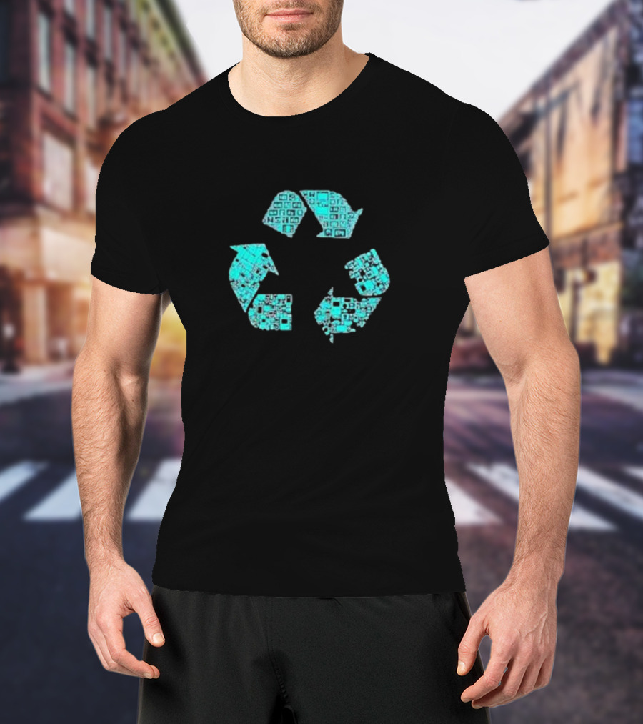 Earth Day Eco Recycling Circuit T-Shirt