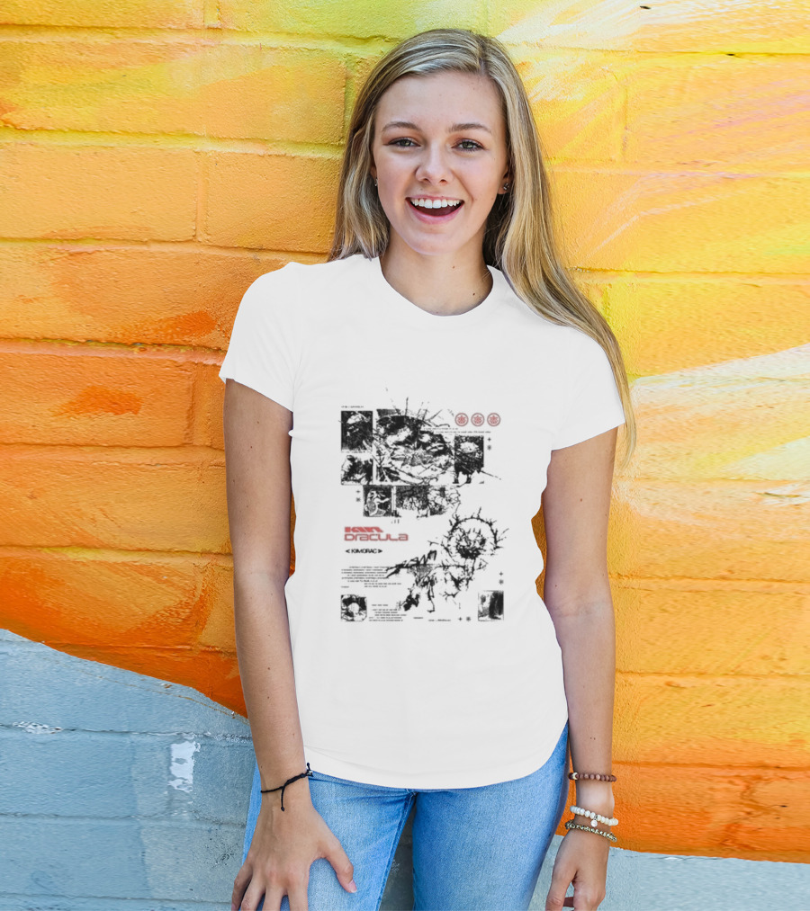 Kim Dracula Comic Style Graphics KIMOFACI T-Shirt
