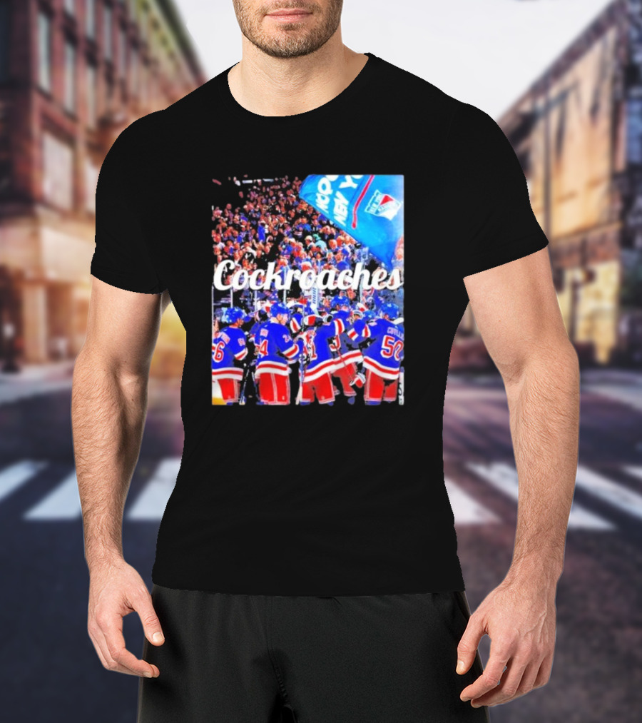 New York Rangers Cockroaches Fans Hockey Team T-Shirt