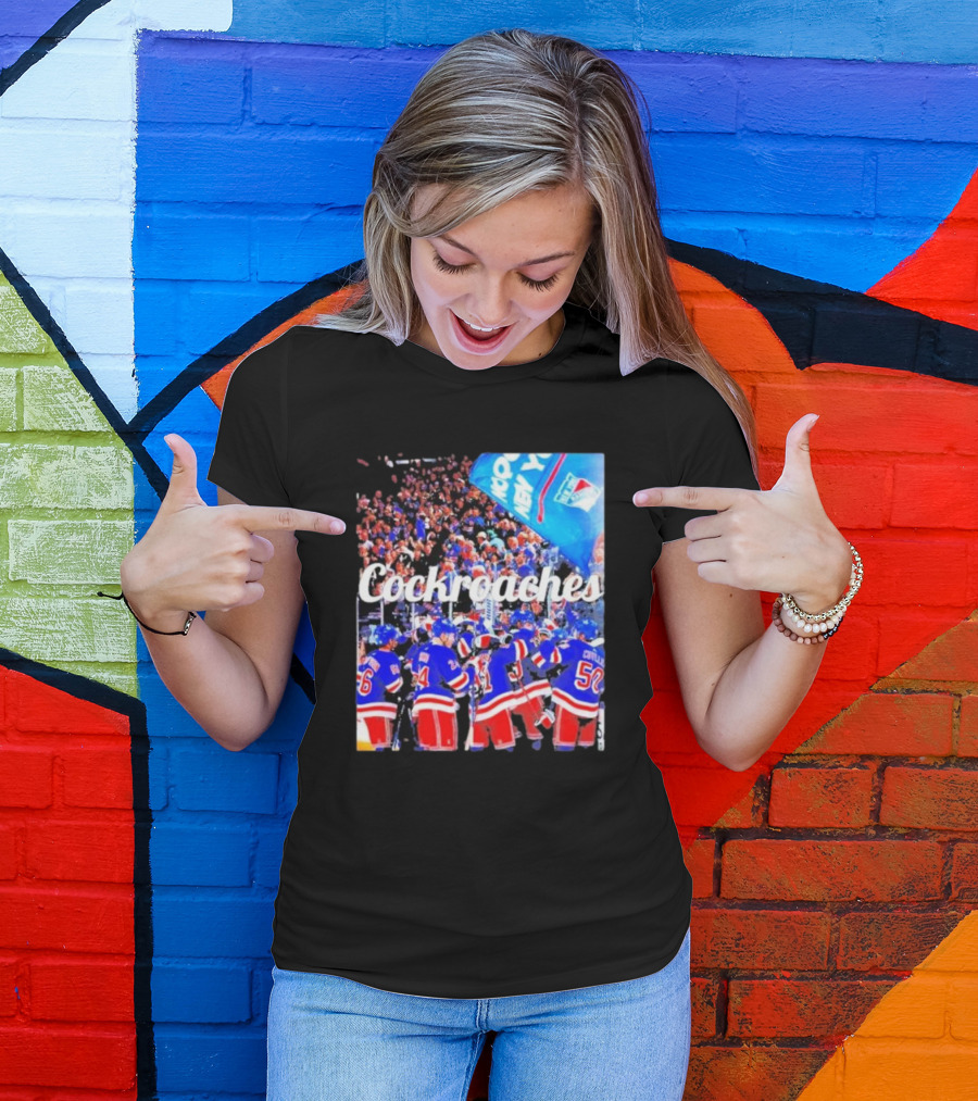 New York Rangers Cockroaches Fans Hockey Team T-Shirt