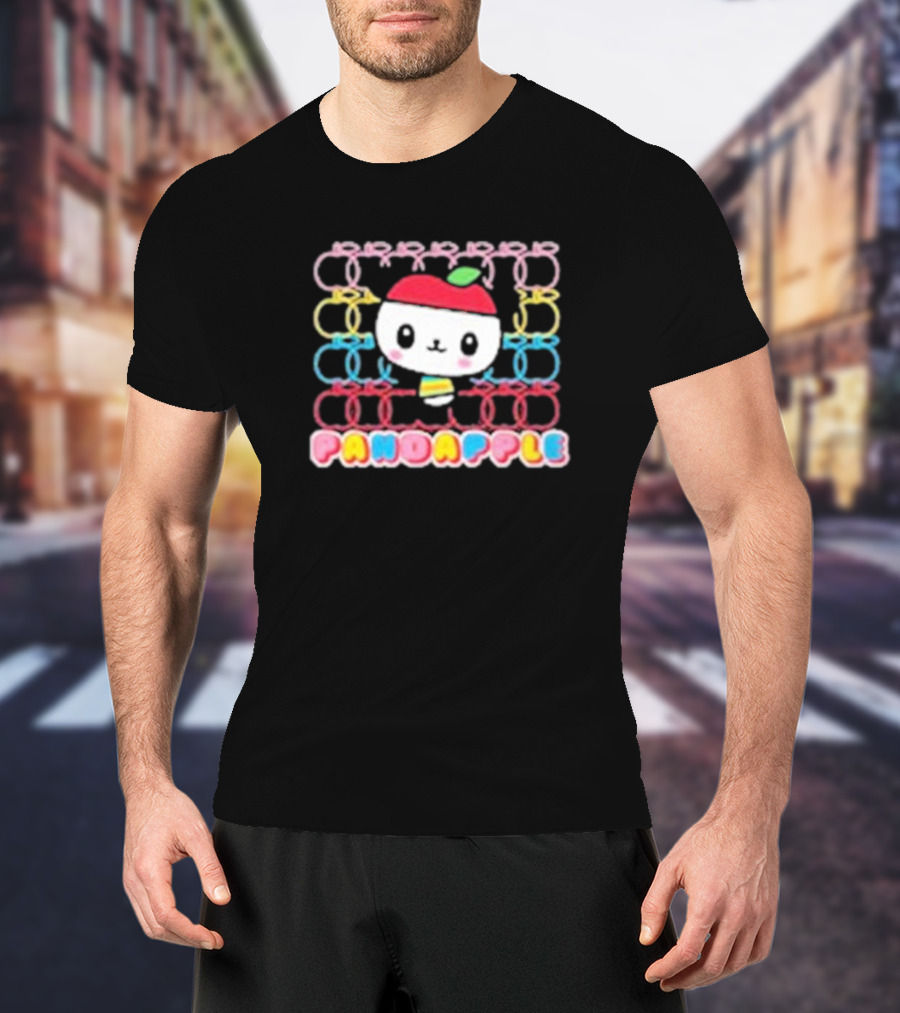 Pandapple Cute Apple Pattern Fever T-Shirt
