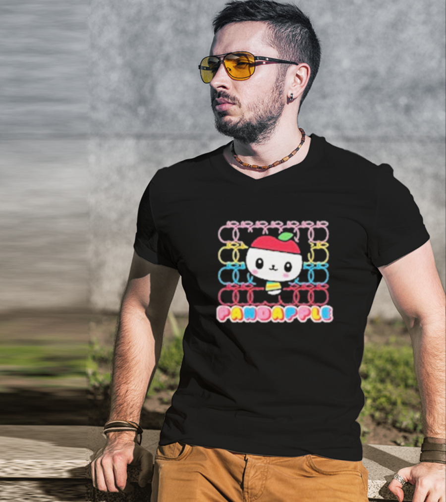 Pandapple Cute Apple Pattern Fever T-Shirt