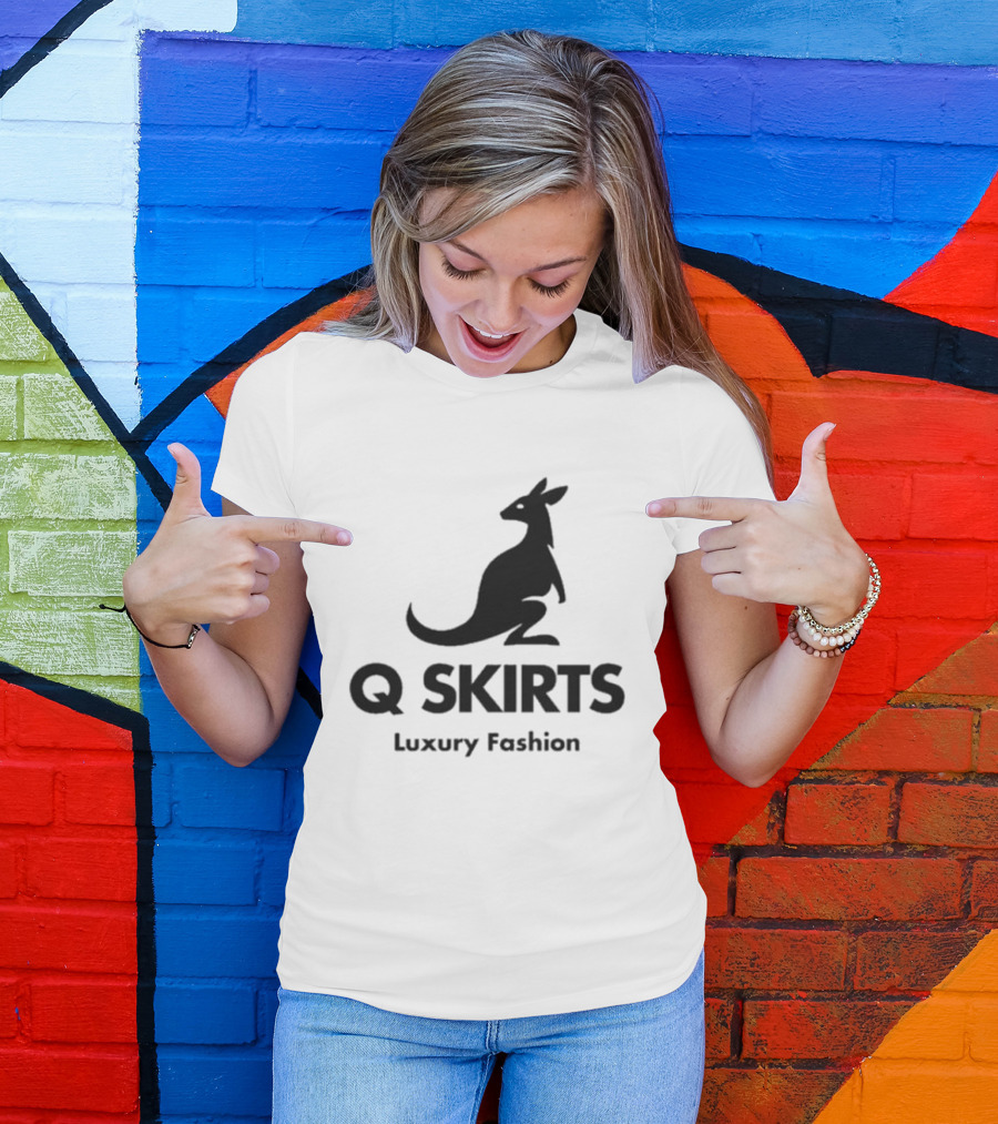Q Skirts Luxury Fashion Kangaroo T-Shirt
