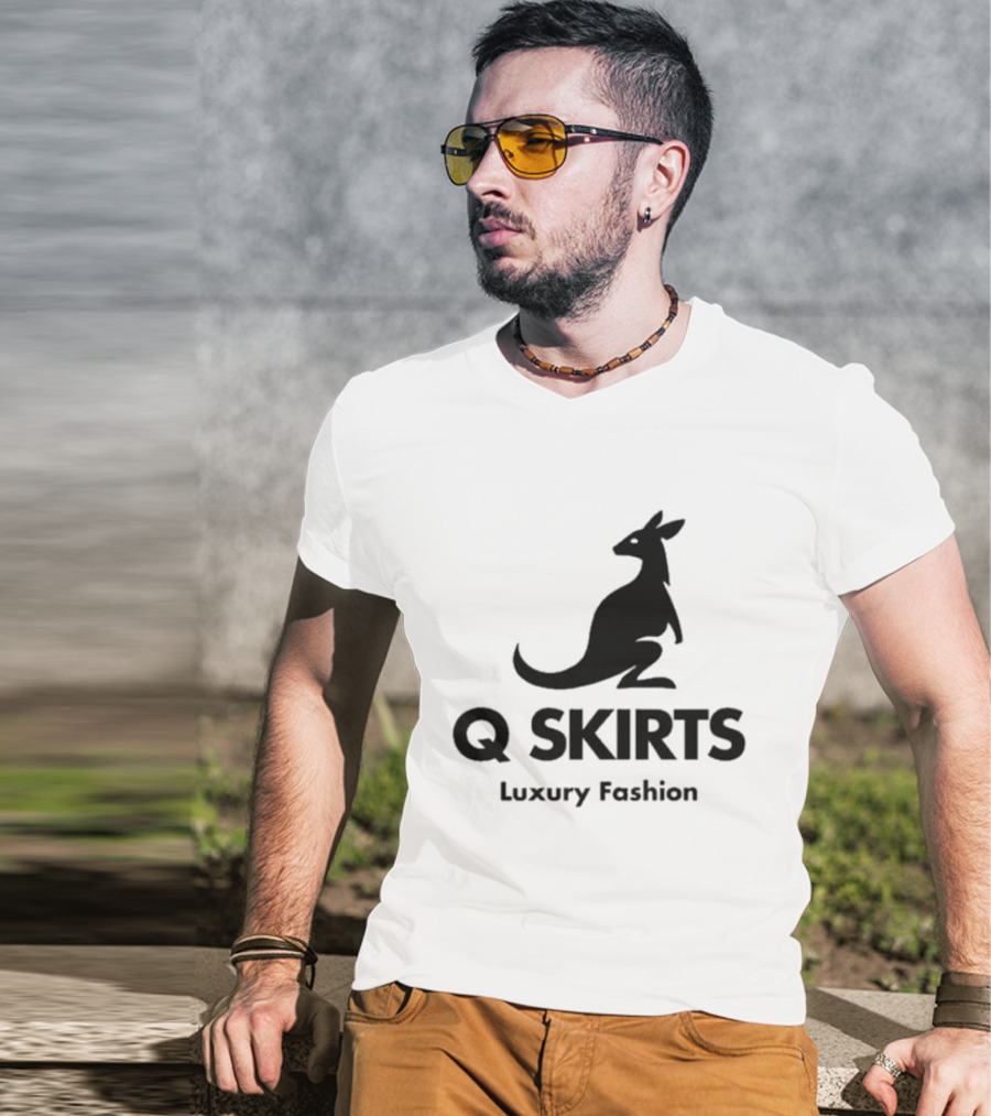 Q Skirts Luxury Fashion Kangaroo T-Shirt