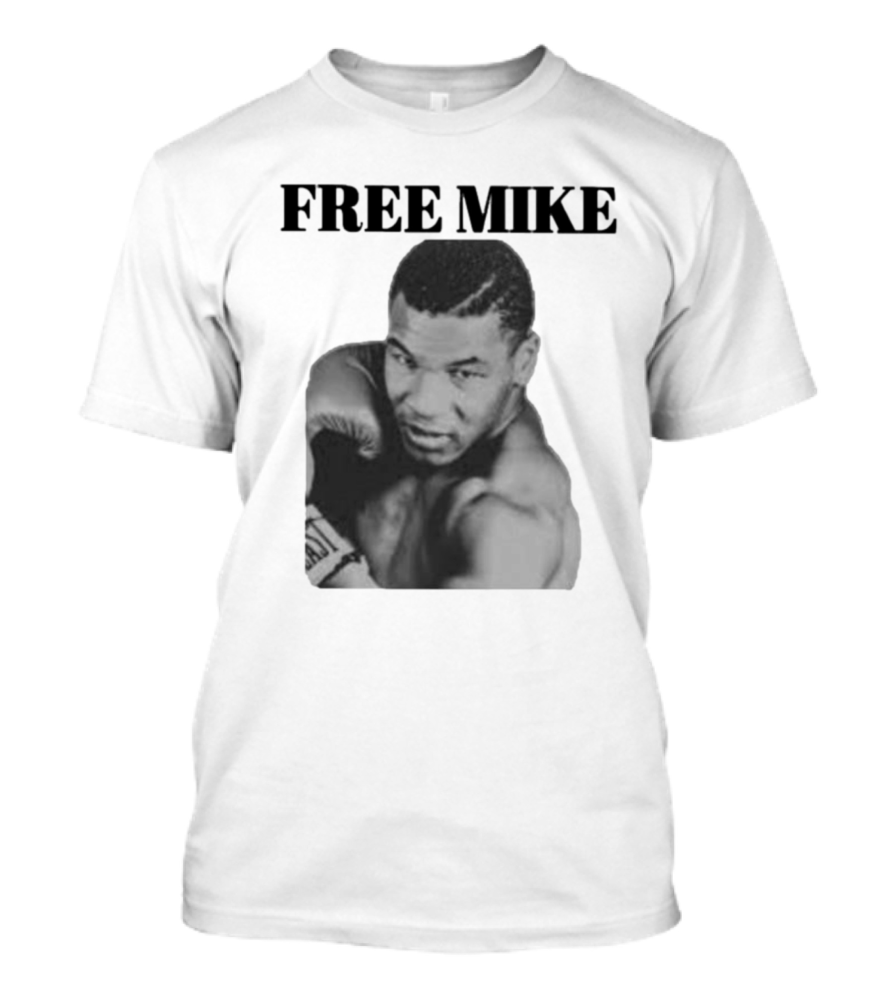 Free Mike Tyson Boxing Legend Image T-Shirt