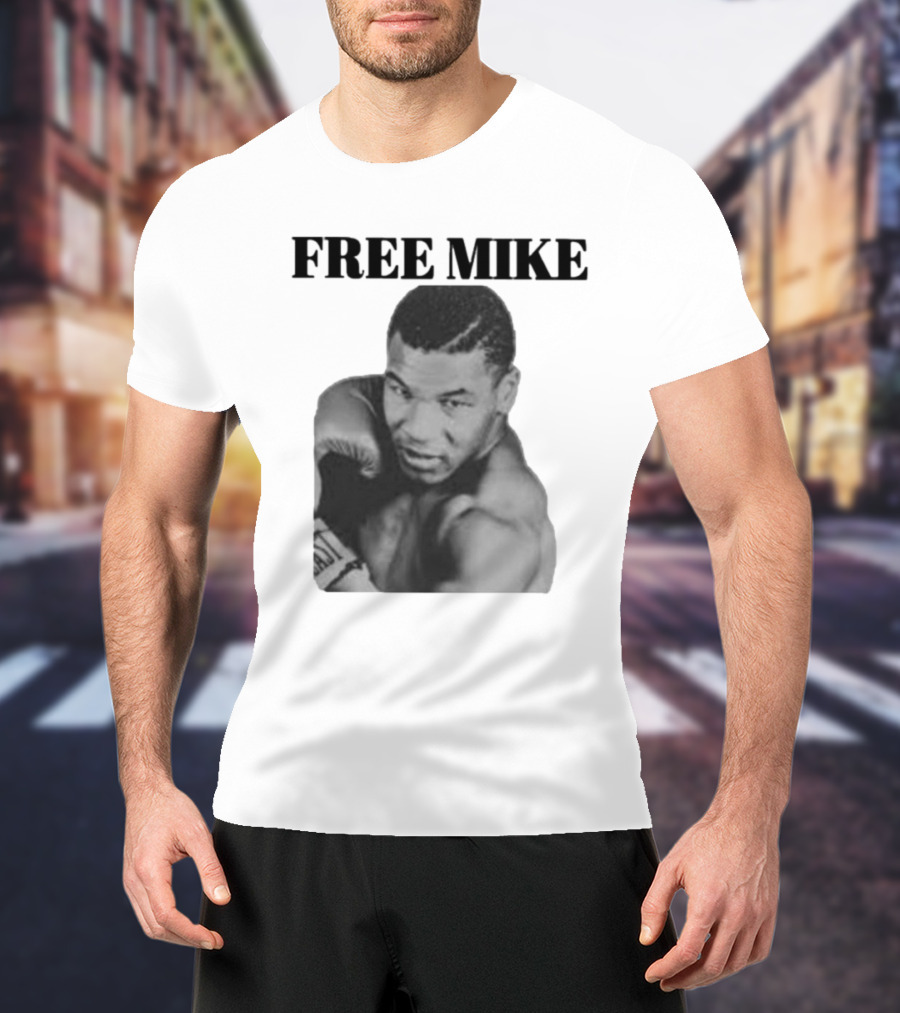 Free Mike Tyson Boxing Legend Image T-Shirt