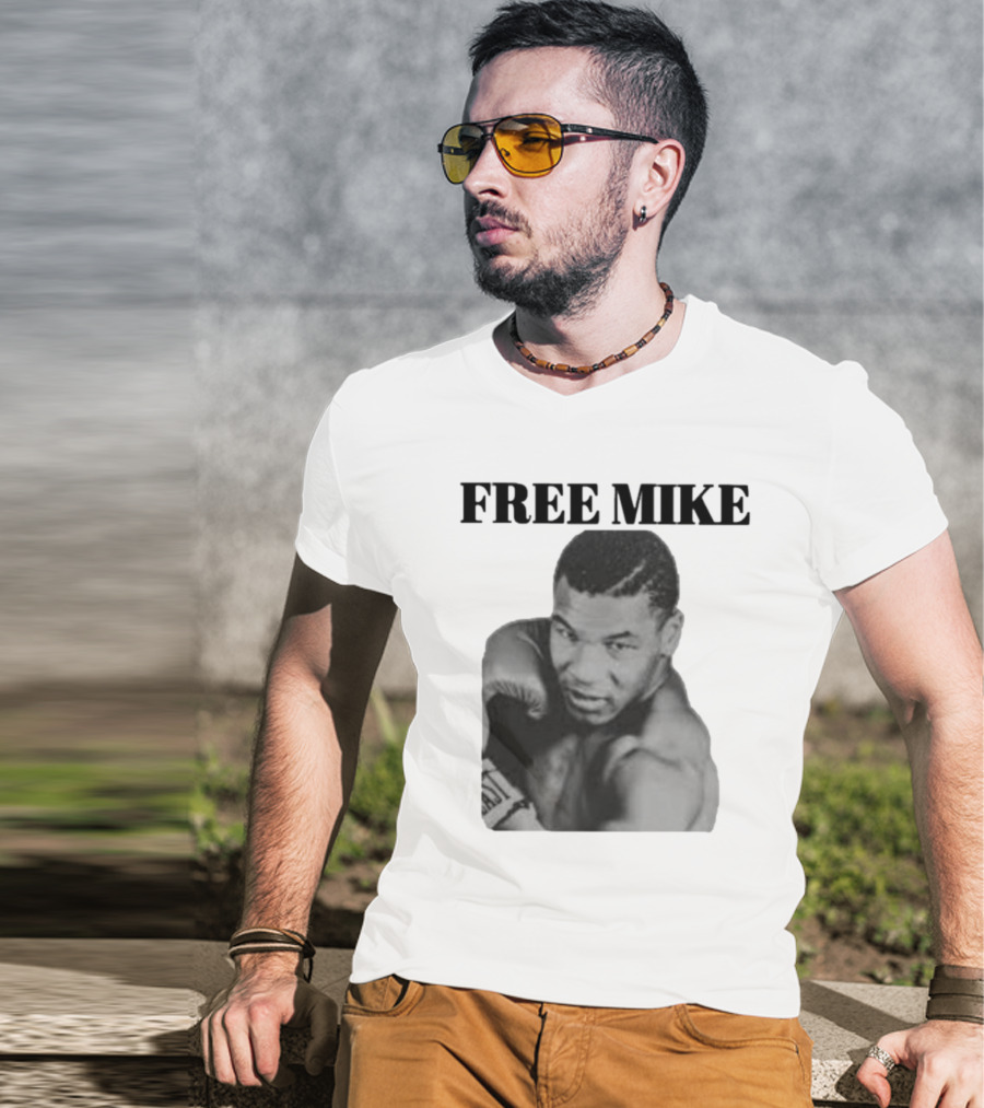 Free Mike Tyson Boxing Legend Image T-Shirt
