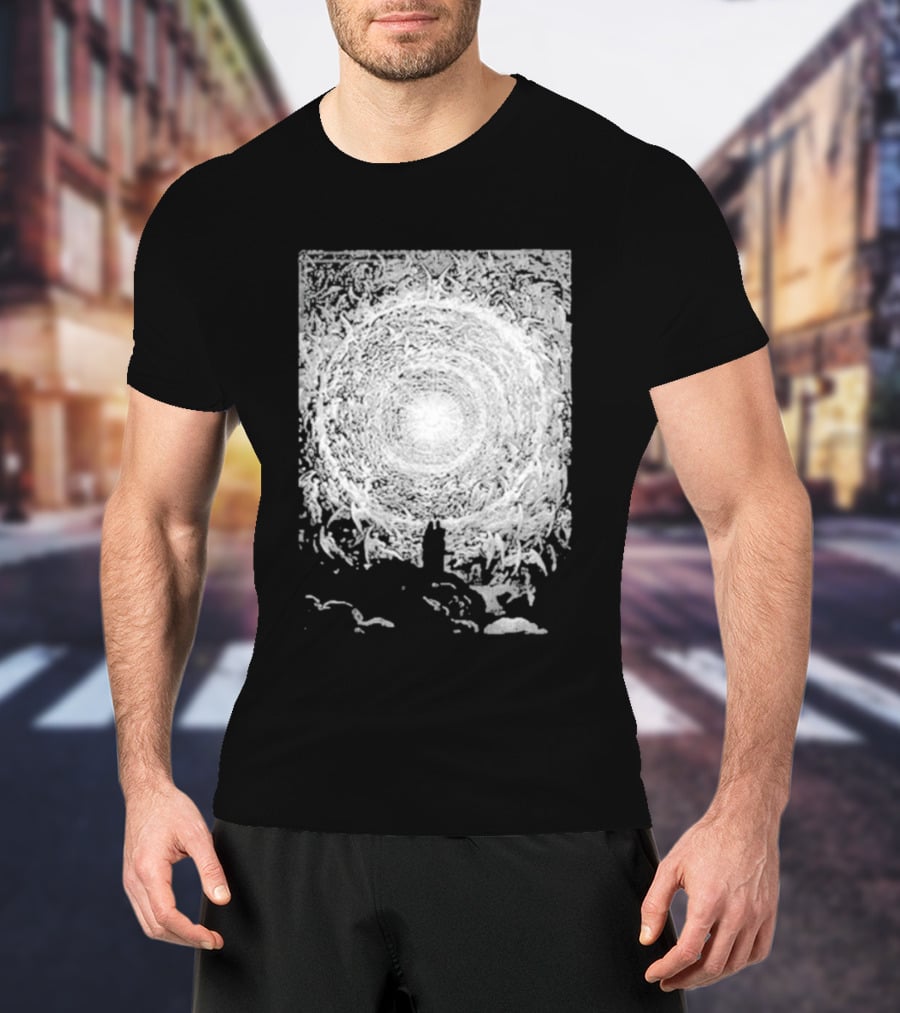 Zheani Worship The Spiritual Meat Grinder Celestial Swirling Vortex T-Shirt