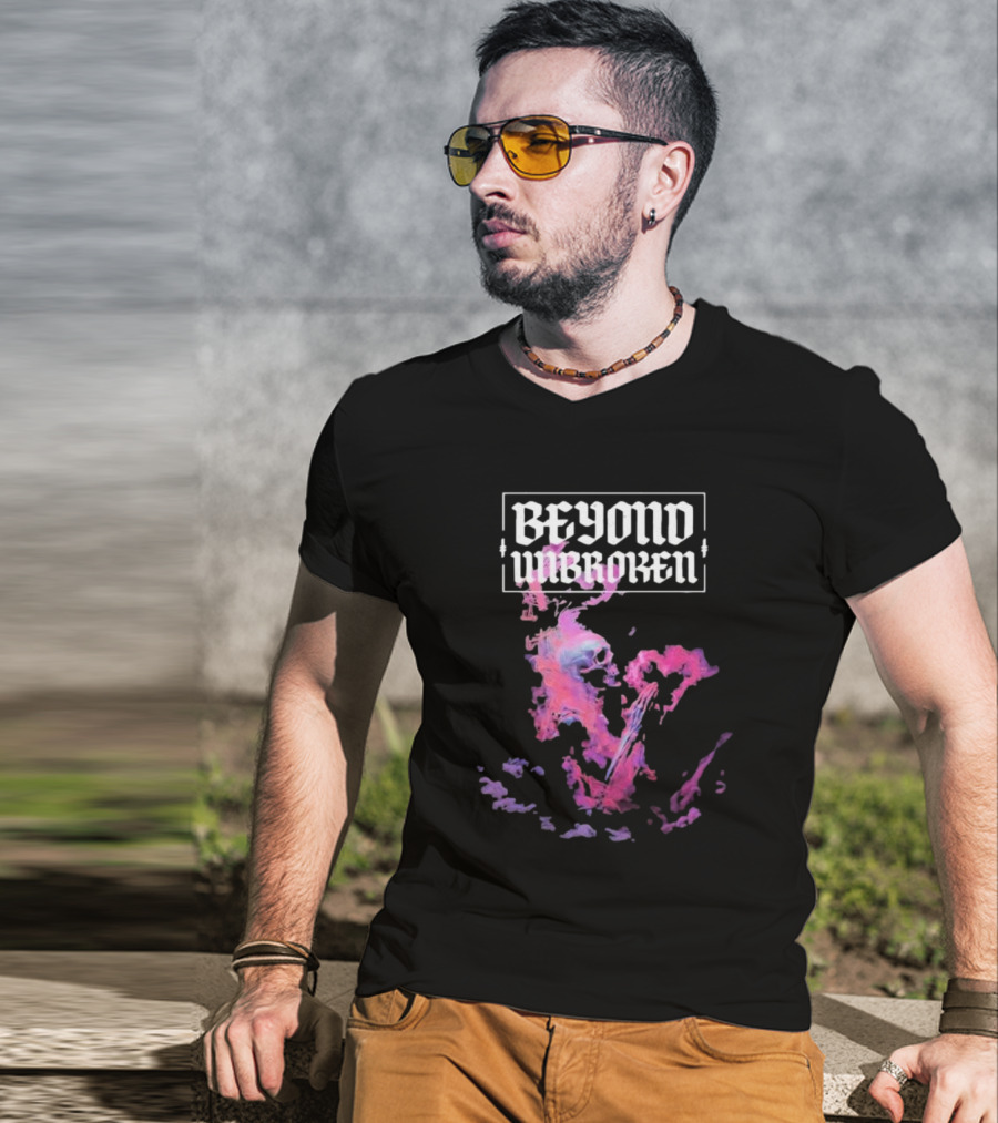 Beyond Unbroken My Life Skull And Smoke T-Shirt