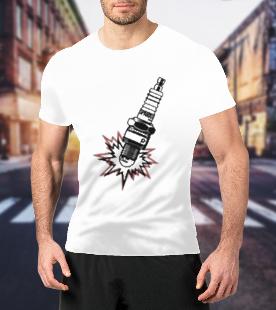 Sparks Plug Ignition Flash T-Shirt