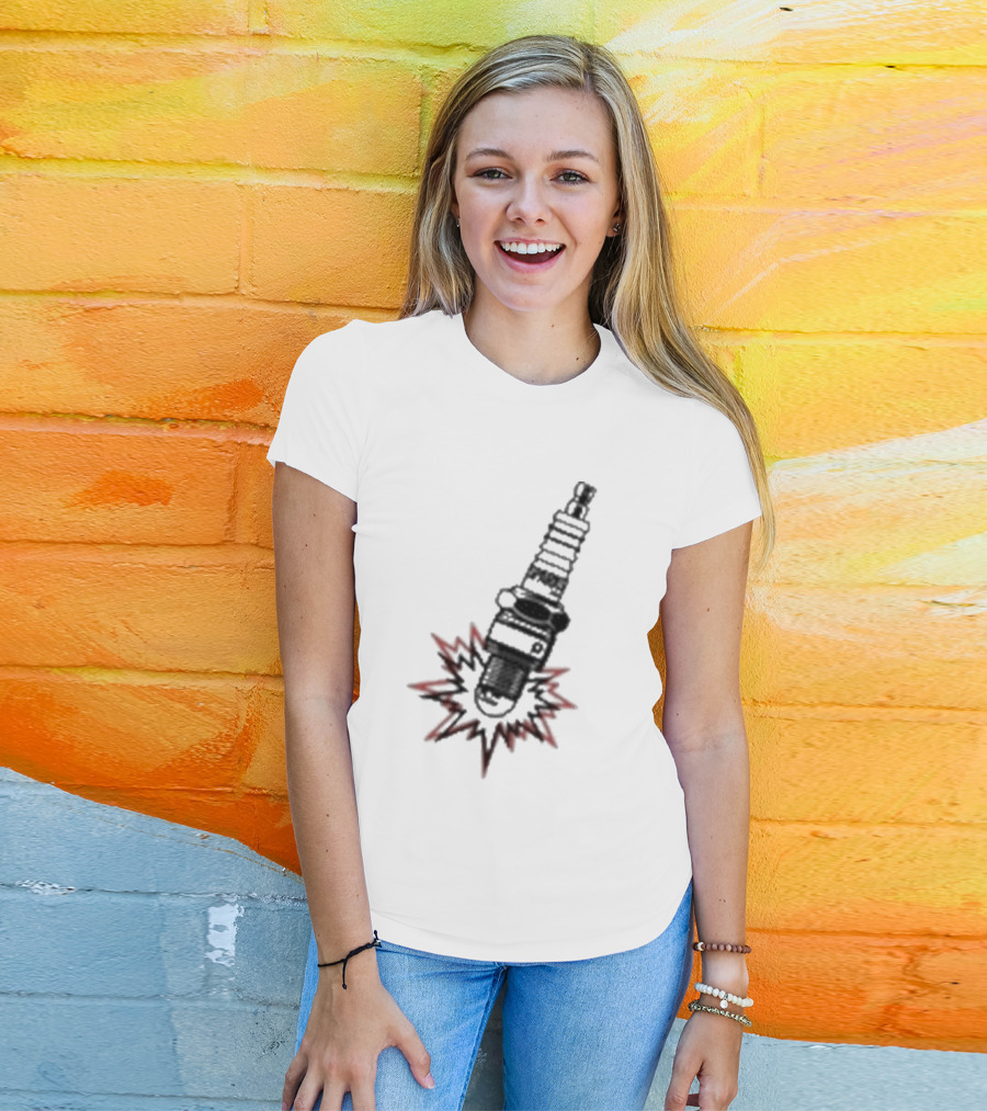 Sparks Plug Ignition Flash T-Shirt