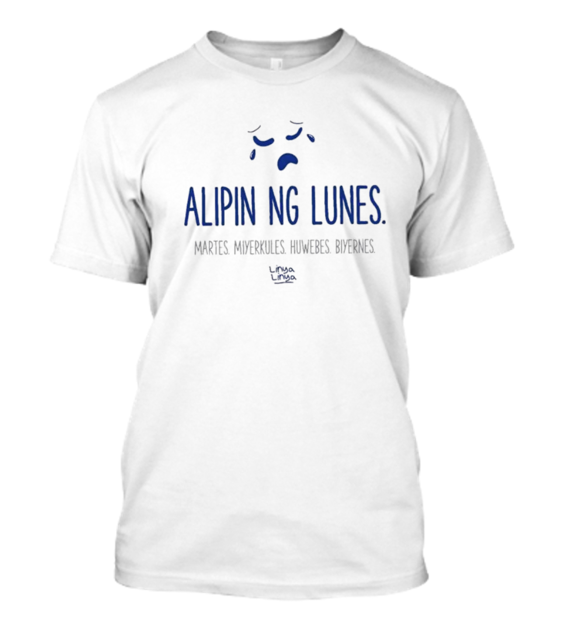 Alipin Ng Lunes Martes Miyerkules Huwebes Biyernes Iconic Days Text T-Shirt