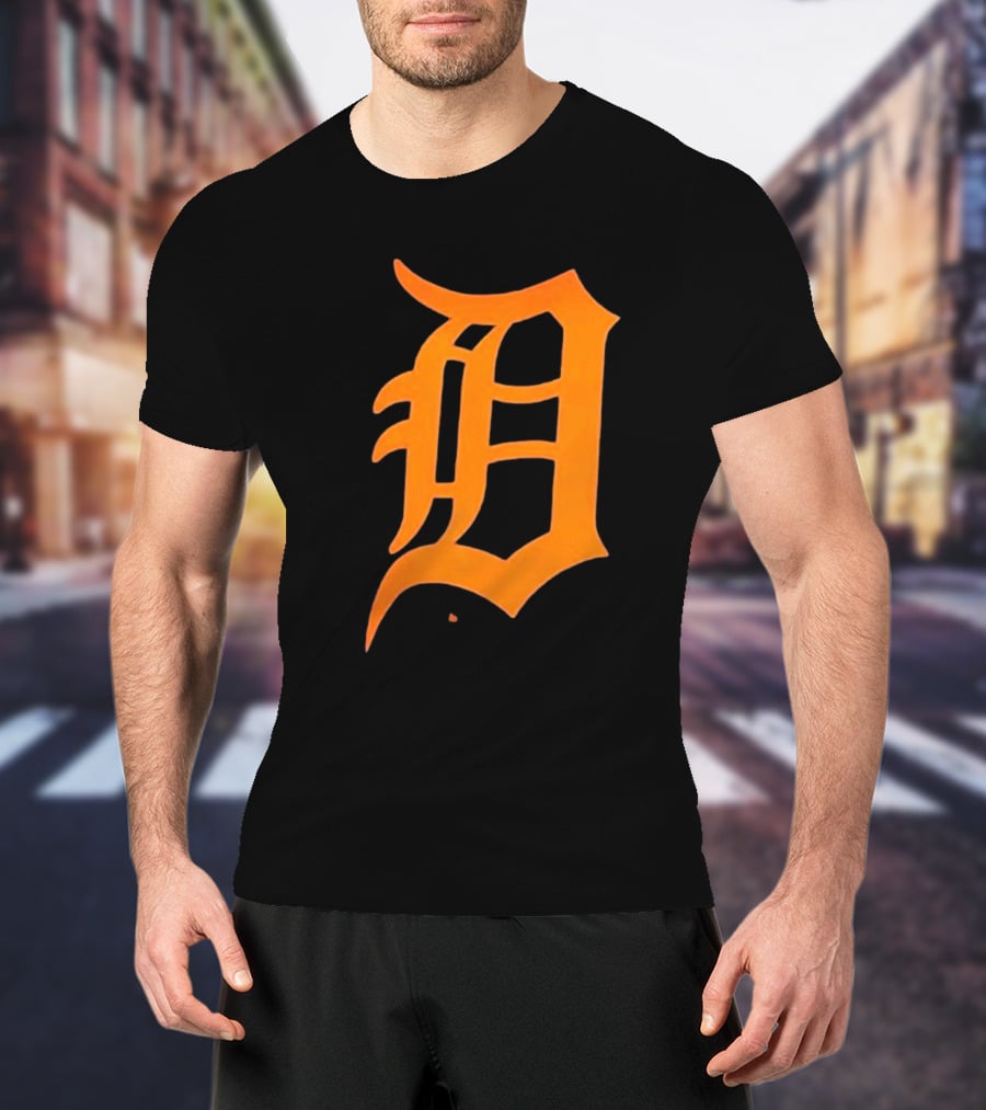 Detroit Tigers Big And Tall #1 Dad T-Shirt