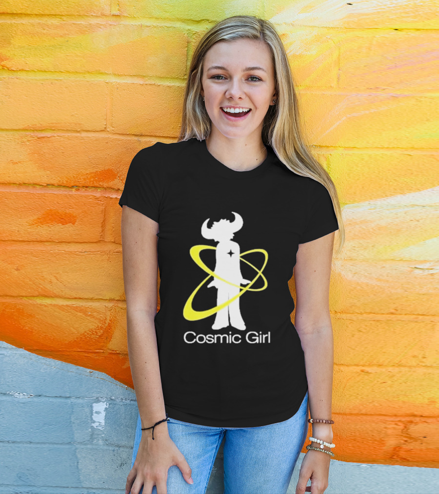 Jamiroquai Cosmic Girl Buffalo Yellow Swirl T-Shirt