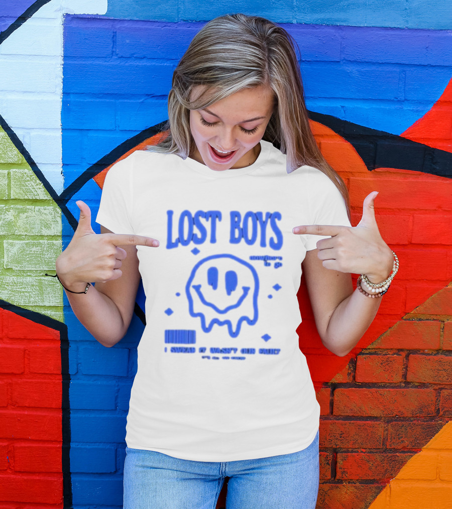 Lost Boys Nowhere To Go Barcode I Swear It Wasn't Our Fault T-Shirt